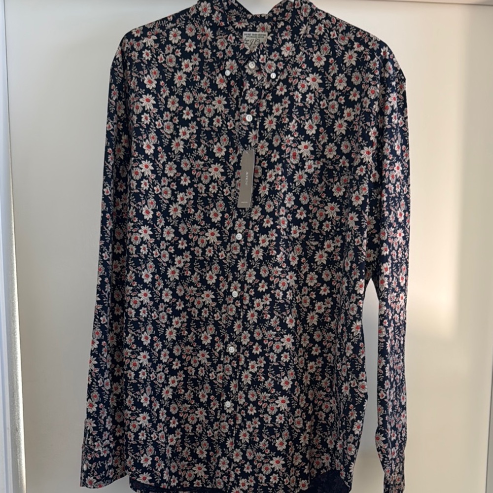 J. Crew Men’s Floral Pattern Buttondown